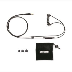 ⬇️PRICE-SHURE EARPHONES MUSIC+MOBILE W/REMOTE+ MIC